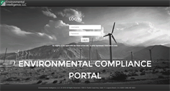 Desktop Screenshot of portal.enviro-intel.com